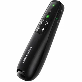 Vention Presentador Inalámbrico KQPB0-GL con Air Mouse y Láser Verde, Negro